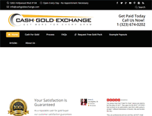 Tablet Screenshot of cashgoldexchange.com